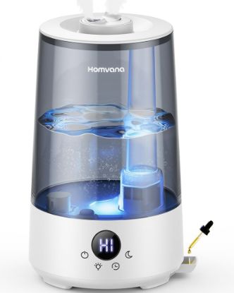 图片  Homvana Humidifiers for Bedroom Home, 3.6L Cool Mist Top-Fill 