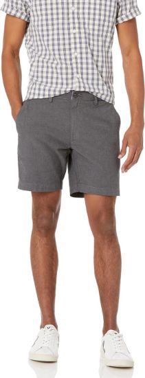 图片 Amazon Essentials Men's Slim-Fit 7" Lightweight Comfort Stretch Oxford Short (Previously Goodthreads)