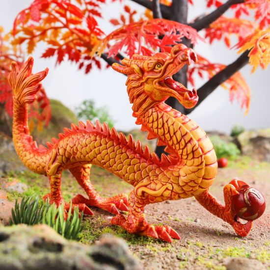 图片 模拟动物魔幻神话金龙神动物模型