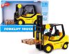 图片 Toyland® 23cm (9") Friction Powered Forklift Pallet Truck - Scale (1:16) - Boys Construction Toy with Lights & Sound - Ages 3+